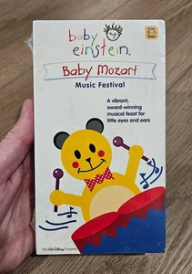 Baby Einstein Baby Mozart Music Festival VHS 1998 New Sealed NOS Rare Disney - Imagen 1 de 9