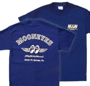 MOON T-Shirt Mens 2XL Winged Mooneyes vtg HOT ROD Custom Drag Racing NHRA SCTA - Picture 1 of 3