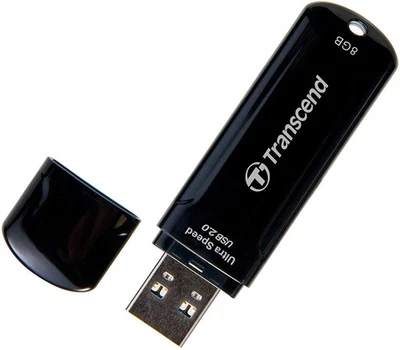 Transcend JetFlash 600 8 GB, USB-A 2.0 Stick - Bild 1 von 2