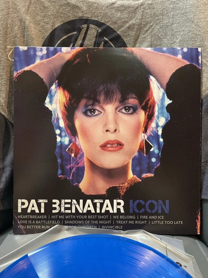 Pat Benatar Icon Vinyl Record Album 2021 Blue Wax NM/NM - Image 1 of 4