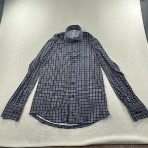 Camisa State And Liberty Para Hombre Mediana A Cuadros Deportiva Con Botones Manga Larga Elastizada - Imagen 1 de 15