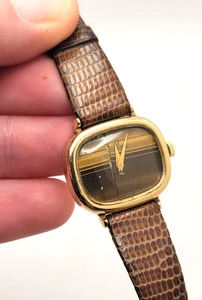 Vintage Omega Ladies manual wind watch AS IS not working, cracked dial - Picture 1 of 9