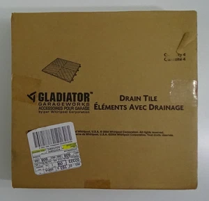 Gladiatore Scarico Piastrelle Pavimento Confezione 4 12"x12" Garage Lavori Carbone #FF3 - Foto 1 di 5