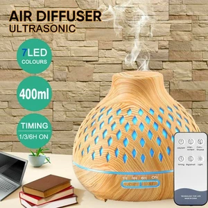 400ml Aroma Diffuser Atomization Essential Oil Diffuserm 7 Farben Luftbefeuchter - Bild 1 von 12