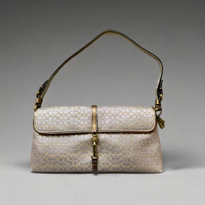 Bolso de Hombro Coach Y2K Plata Dorado Mini Óptico Clip Suave 6380 China Foto 1 de 4