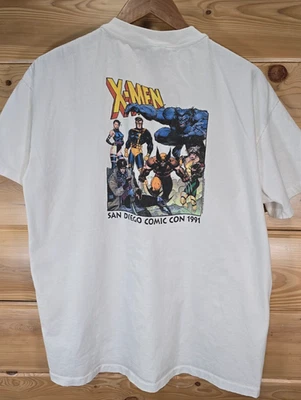 VTG Comic Con X Men T Shirt Men XL 1991 Committee Official Licensed SD Rare - Image 1 of 4