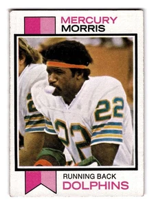 1973 TOPPS #48 MERCURY MORRIS MIAMI DOLPHINS - Bild 1 von 2