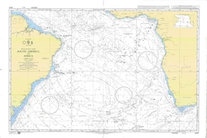 4022 Südatlantik Südamerika nach Afrika Karte Seeadmiralität - Bild 1 von 6