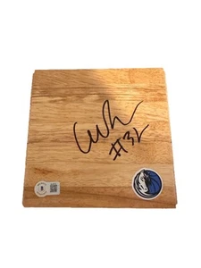 TABLERO DE PISO FIRMADO POR COOPER FLAGG DALLAS MAVERICKS BAS BECKETT - Imagen 1 de 2