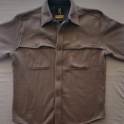 Browning Button Up Long Sleeve Brown Shirt Men's M - Image 1 of 4