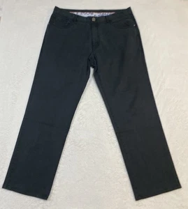Tommy Bahama Five Pocket Pants Men's 34x30 Black Tencel Boracay Flat Front Chino - Picture 1 of 10