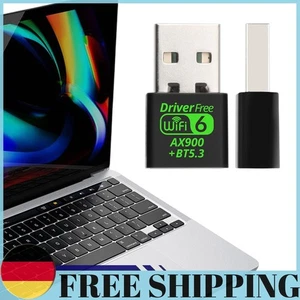 Kompatybilna z Bluetooth bezprzewodowa karta sieciowa 900 Mb/s USB WLAN adapter dla Win - Zdjęcie 1 z 12