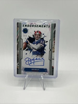 2024 TOPPS MOTIF FOOTBALL JIM KELLY ME-JK Endorsements Auto 2/3 BILLS - Image 1 of 2