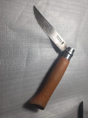 Opinel No8 OP13080 Carbon Steel Knife – Beechwood No75 - Image 1 of 2