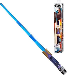SPADA Laser JEDI MASTER SOL Star Wars ELETTRONICA Blu KYBER CORE Hasbro F9504 - Imagen 1 de 3
