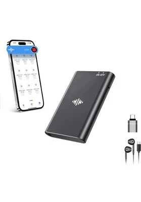 4GB Magnetic Recording Device, Voice Recorder With DSP4.0 Noise Cancellation - Image 1 of 4