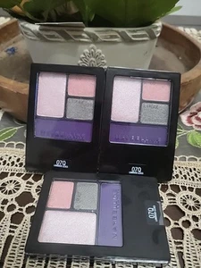 🆕️💯Lot Of 3 Maybelline Expert Wear Eyeshadow Quad In Luminous Lilacs 07Q Shade - Picture 1 of 3