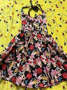 Hell Bunny Women’s Hawaii 50s Style Pin Up Swing Dress Sz S Pinup Alternative - Picture 1 of 2