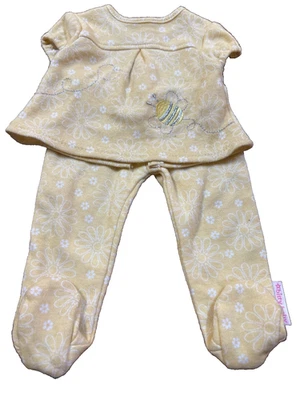 Roupa American Girl Bitty Baby amarela "Sweet As Can Bee" com asas *Adorável - Imagem 1 de 2