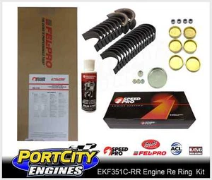 Engine Re-Ring Rebuild Kit Ford V8 302 351 Cleveland Falcon XB XC XD EKF351C-RR - Picture 1 of 5