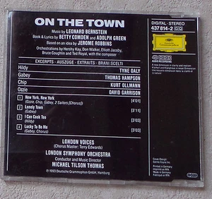 CD AUDIO MUSIK / LEONARD BERNSTEIN "ON THE TOWN" CDM PROMO 437 814-2 / 4T 1993 - Bild 1 von 2