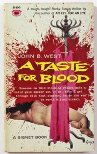 A Taste for Blood by John B. West 1960 Signet Paperback S1800 - Picture 1 of 1
