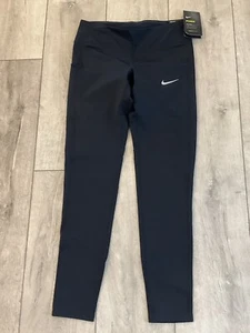 NIKE POWER Tight Fit Black Fitness Pants. Size Small. Inseam 28”. Orig. $60. NEW - Picture 1 of 9