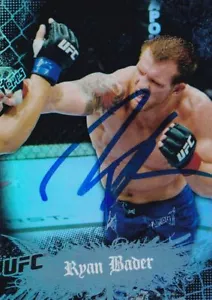 Ryan Bader Signed 2010 Topps UFC Main Event Card #74 PSA/DNA COA Autograph 174 - Picture 1 of 24