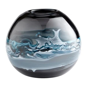 Cyan Design Mescolare 9" Vase, Blue/White - 10461 - Picture 1 of 1