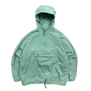 VTG 90s GAP Classic Technical Anorak Mock Neck Jacket Mint Green Designer USA - Picture 1 of 3
