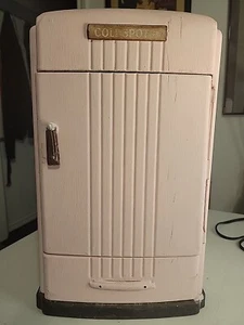 Vint. COLDSPOT  JR. Miniature Refrigerator Salesman Sample_PINK (Project Piece) - Picture 1 of 17