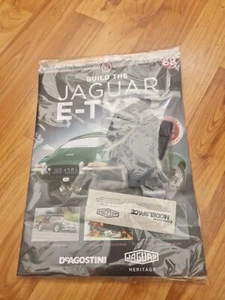 1/8 DEAGOSTINI BUILD YOUR OWN THE JAGUAR E-TYPE CAR ISSUE 68 INC PART - Picture 1 of 2