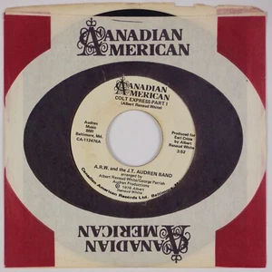 ARW JT AUDREN BAND: Baltimore Colt Express, Renaud White Rare Funk Promo 45 HEAR - Bild 1 von 2
