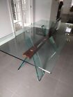 CATTELAN ITALIA - GLASS DINING TABLE - COLLECTION ONLY FROM NG3 NOTTINGHAM