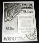 1919 OLD MAGAZINE PRINT AD, WOOD WHEEL ASSOCIATION, INTER-URBAN RAILROAD CARS!