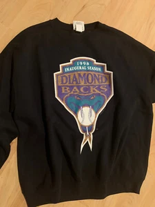 Arizona Diamond Backs Sweatshirt Inaugural Season LEE Made USA Mens 2X Vintage - Picture 1 of 11