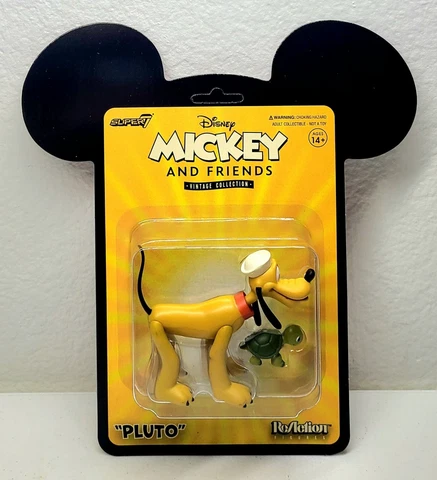 Super7 ReAction Disney PLUTO Vintage Collection 3.75" Action Figure IN STOCK NEW Cover