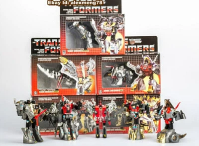 TRANSFORM G1 Reissue Dinobots set Slag/Sludge/Snarl/Swoop/Grimlock Brand New - Image 1 of 4