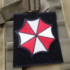 RED Umbrella Resident Evil PATCHES USA ARMY Embroidery Hook & Loop PATCH