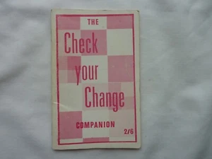 Check Your Change vintage slimline book - Picture 1 of 2