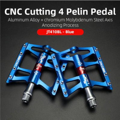 RockBros MTB Road Bike Aluminum Alloy Pedal Cycling Sealed 4 Bearing Pedals - Image 1 of 4