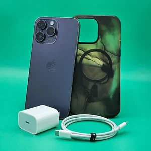 Apple iPhone 14 Pro Max 256GB Deep Purple UNLOCKED 100% Akku OEM GETESTET SEHR GUT - Bild 1 von 20