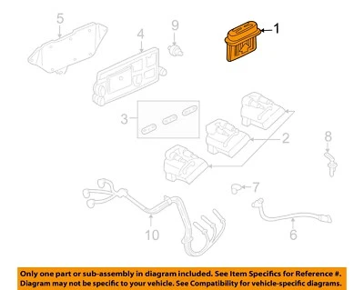 Módulo de control del motor usado (ECM) se adapta a: Pontiac Bonneville Electronic Contro 2001 Foto 1 de 3