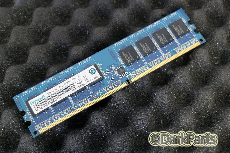 Ramaxel RML1520EC48D7W-800 PC2-6400U-666 1GB Memory RAM DDR2-800MHz - Image 1 of 1