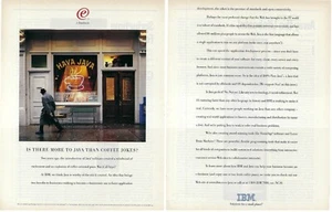 1998 IBM Company/JAVA Print Ad/Poster from Vintage Magazine - Picture 1 of 1