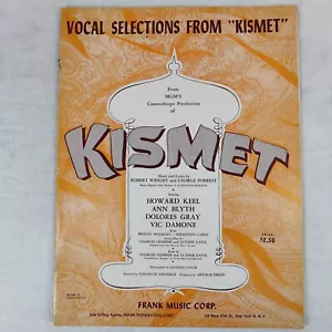 Vocal Selections from "Kismet" A Musical Arabian Night 1953 Vtg - Picture 1 of 24