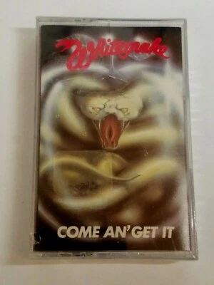 WHITESNAKE Come An' Get It Cassette New Sealed Hair Band 1981 Sunburst Geffen - Image 1 of 4