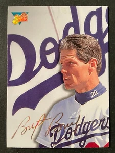 Brett BUTLER 1993 Leaf Studio Baseball #9 Los Angeles Dodgers - Picture 1 of 2
