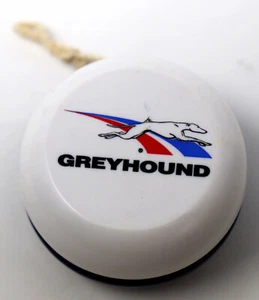 GREYHOUND BUS LINES PROMOTIONAL WOODEN YO-YO - Picture 1 of 2