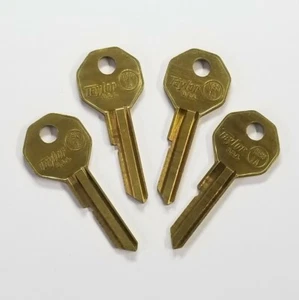 Juego de 4 llaves en blanco marca Taylor USA, H98LA, B10, H1098LA, cerrajero, - Imagen 1 de 4